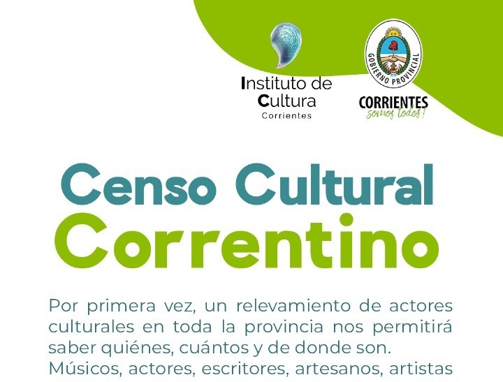 Continúa el Censo Cultural Correntino en toda la provincia para definir acciones 2025