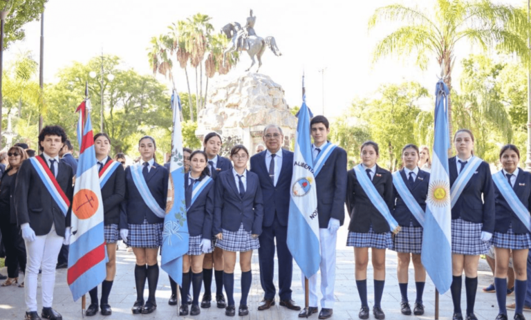La ciudad conmemoró el 247º aniversario del natalicio del General José de San Martín