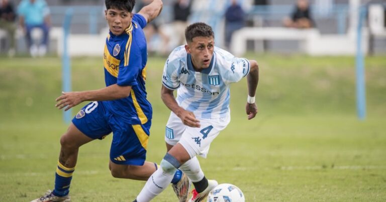 La Reserva de Boca goleó a Racing y consiguió su primer triunfo en el torneo