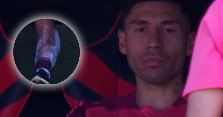 Atento, Scaloni: Montiel salió con una molestia en River