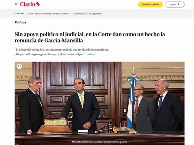 La Corte Suprema en la mira