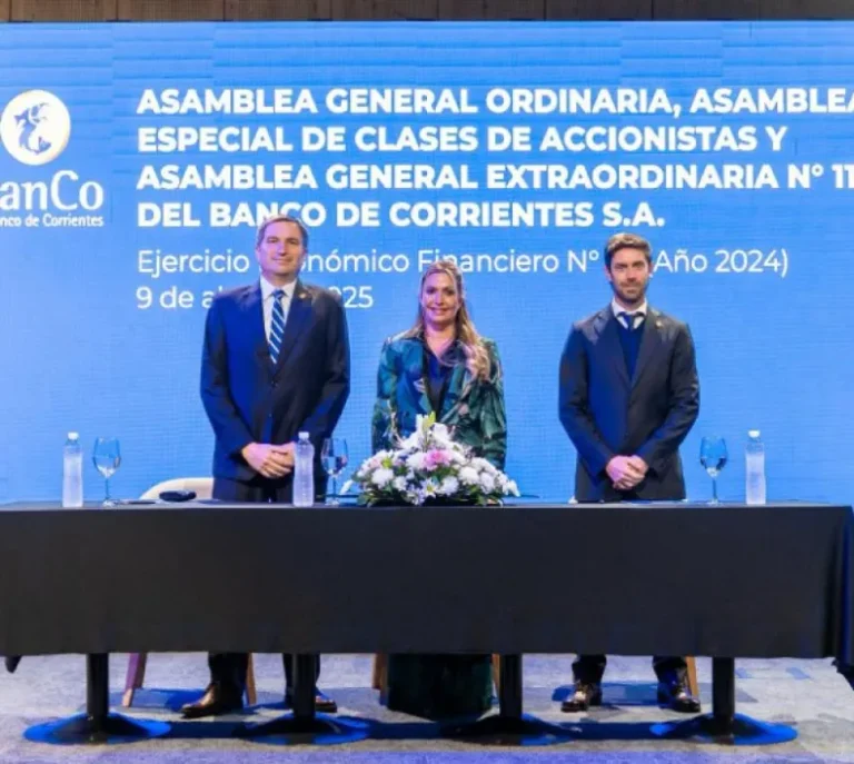 Ratificaron autoridades y aprobaron balance de superávit récord del Banco de Corrientes