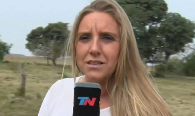 El violento momento que vivió Paula Bernini en medio de un móvil para TN