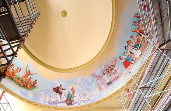 Valdés comunicó los avances de las obras de restauración del Teatro Juan de Vera