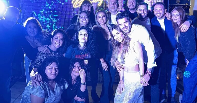 Las imágenes de un festejo muy especial paraGago