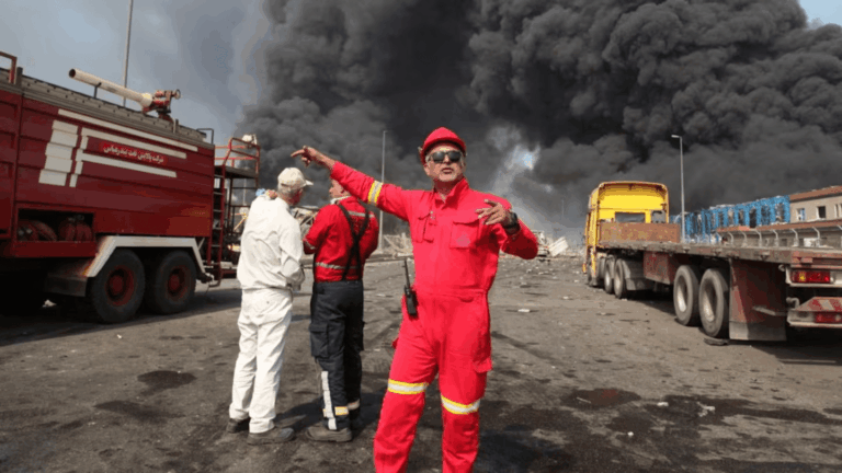 Irán: una explosión en un puerto dejó como saldo 40 muertos y más de 1000 heridos.