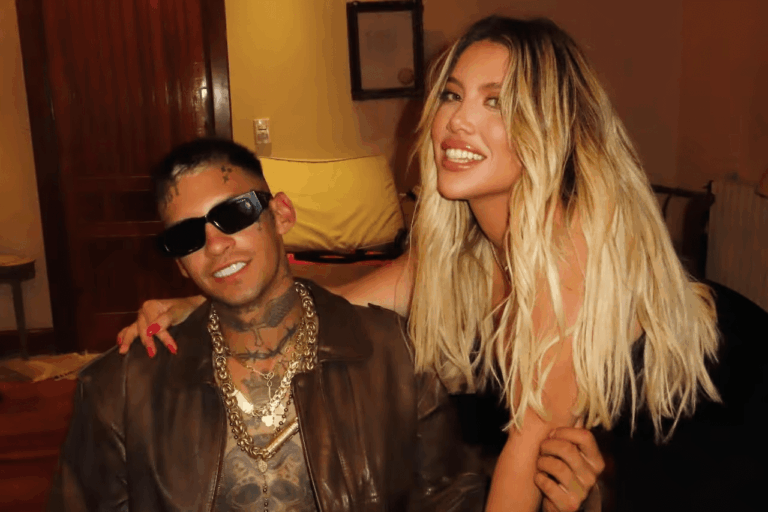 Tras separarse de Wanda Nara, L-Gante estuvo a los besos con otra mujer: las fotos