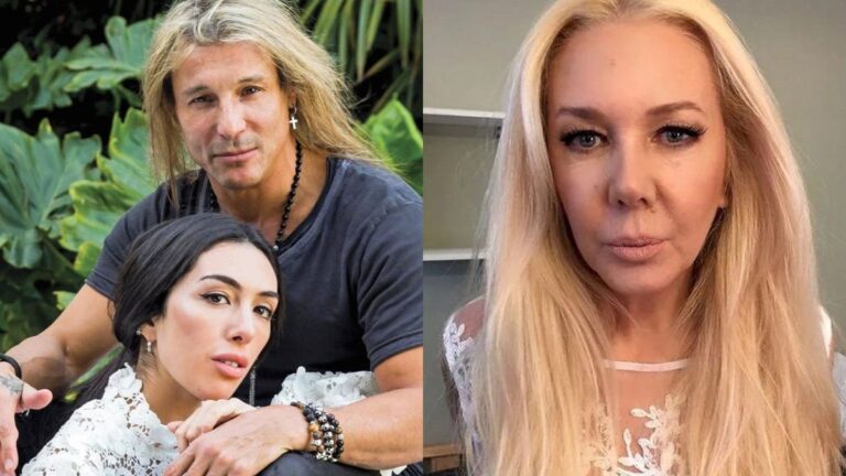 El picante posteo de la novia de Claudio Paul Caniggia en medio de la guerra con Mariana Nannis
