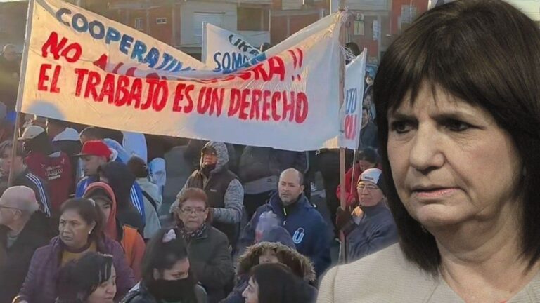 «Si no pueden resolver…»: cruce entre Patricia Bullrich y Provincia por el corte en Puente La Noria