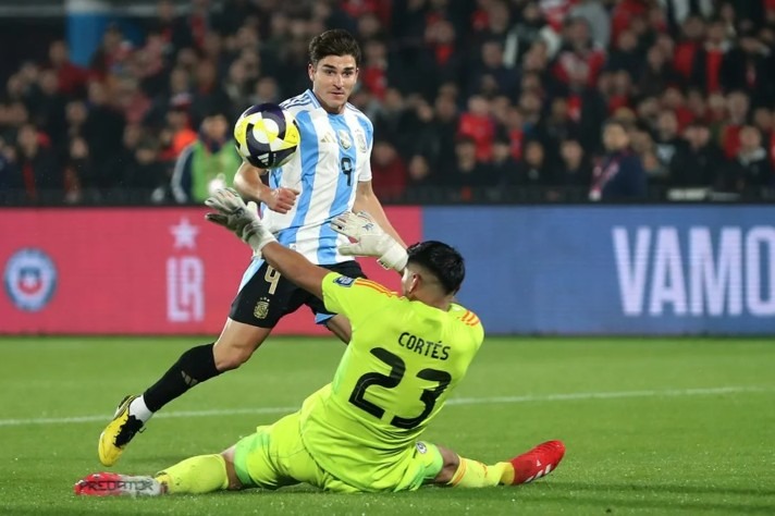La Selección venció a Chile por las Eliminatorias Sudamericanas con un golazo de Julián Álvarez
