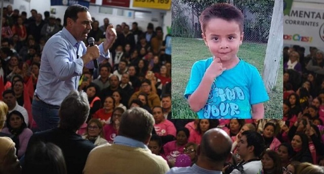Valdés: «Que los responsables terminen presos por hacer desaparecer un niño»