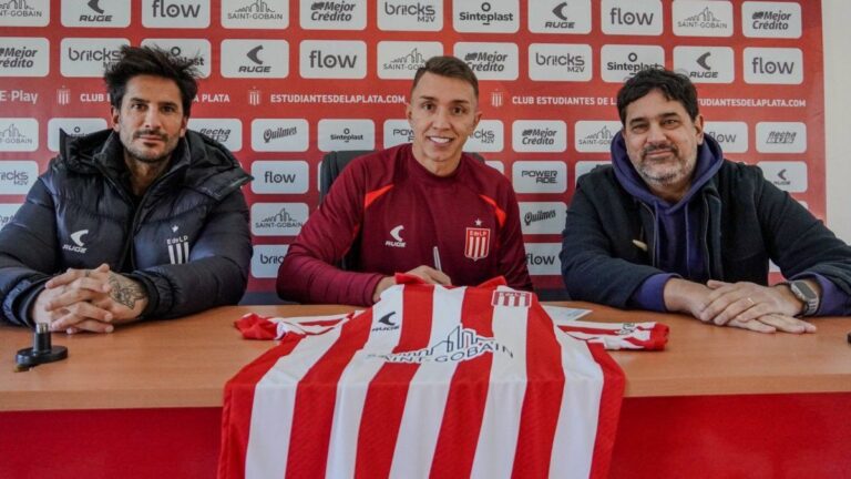 Estudiantes de La Plata presentó a Fernando Muslera como nuevo refuerzo