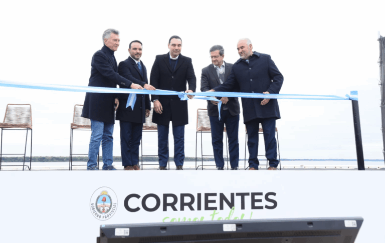 El Vicegobernador Braillard Poccard destacó la magnitud histórica del nuevo Puerto de Ituzaingó