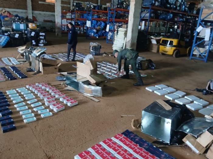 Gendarmería incautó una encomienda con contrabando.