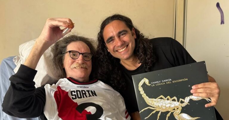 River dijo presente en el fotón de Juampi Sorín con Charly García