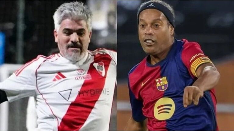 Las leyendas de River y Barcelona se enfrentan en el Monumental: hora, TV y formaciones