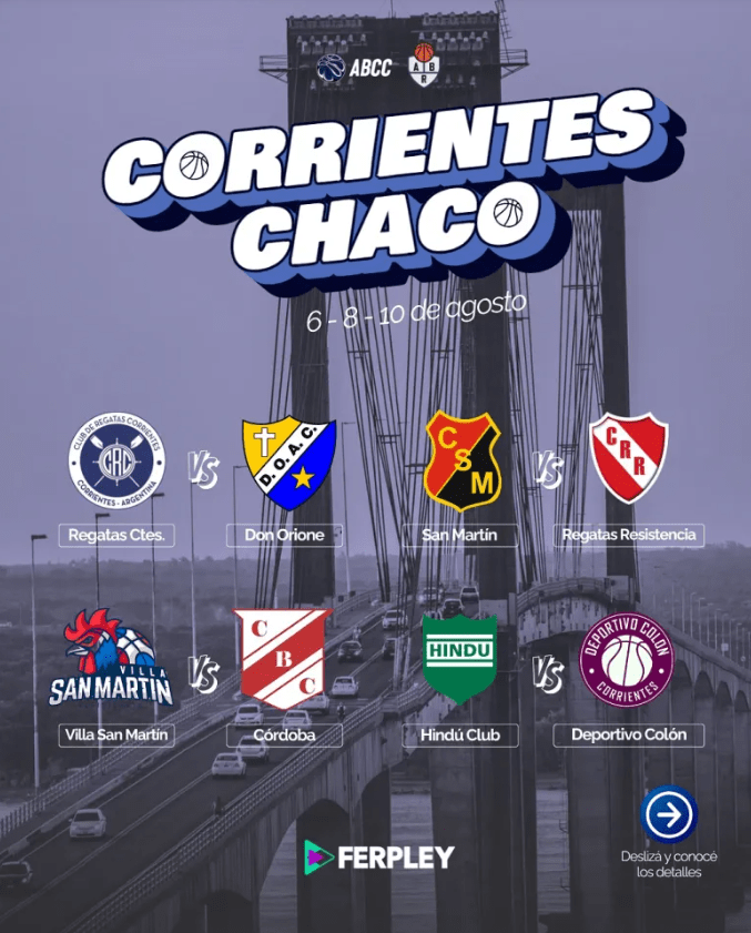 Se programaron los duelos para la vuelta del Torneo Corrientes  Chaco