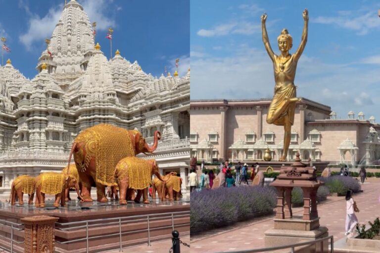 Así es la pequeña India, una joya escondida a solo 30 minutos de Nueva York con un inmenso monumento hindú