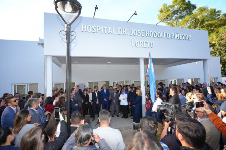Valdés inauguró un nuevo hospital en el Interior provincial