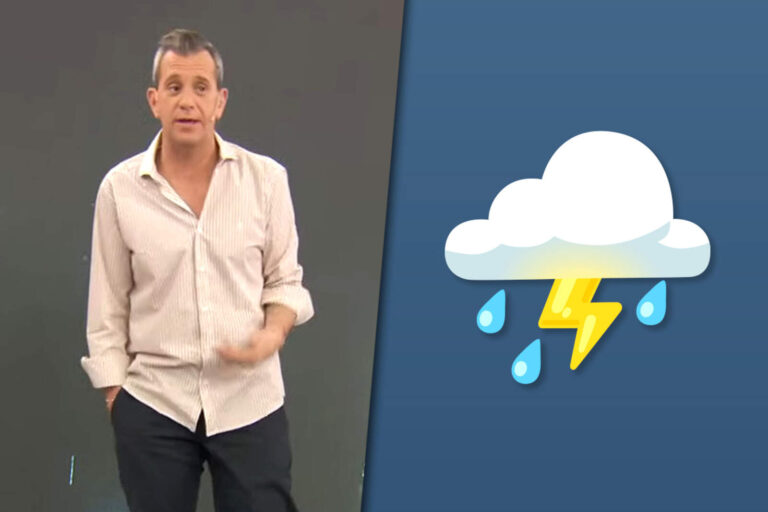 Matías Bertolotti alerta por lluvias en el AMBA este martes 19 de agosto