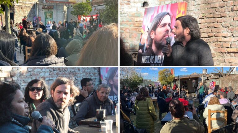 Nicolás del Caño en Laferrere: Conquistar bancas es un mensaje de que hay otra alternativa