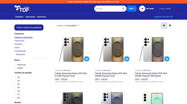 Lanzan plataforma para comprar celulares y notebooks baratas en Tierra del Fuego