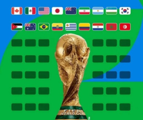 Las 18 selecciones clasificadas y el repechaje con Bolivia