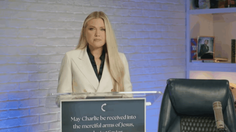 Habló la viuda de Charlie Kirk tras el asesinato de su marido.