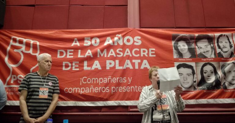 Acto unitario a 50 años de La Masacre de La Plata. La impunidad que persiste, la lucha también