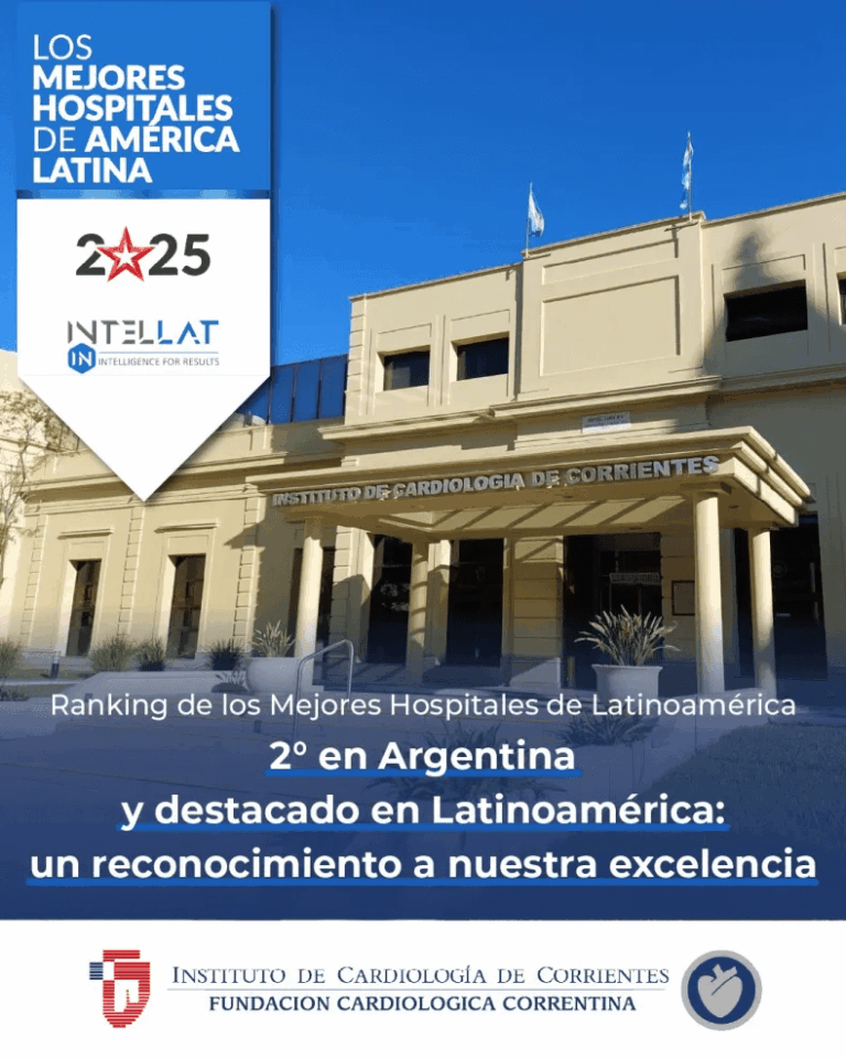 El Instituto de Cardiología de Corrientes es el 2do mejor hospital de Argentina y uno de los más destacados de Latinoamérica.