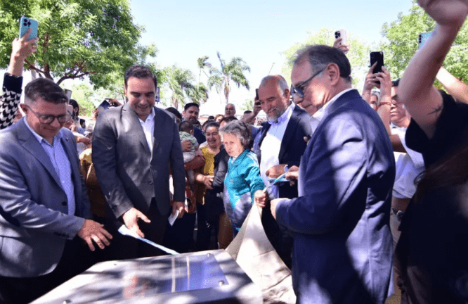 Modernización y ordenamiento: Tassano y Valdés habilitaron la renovada plaza Mercosur