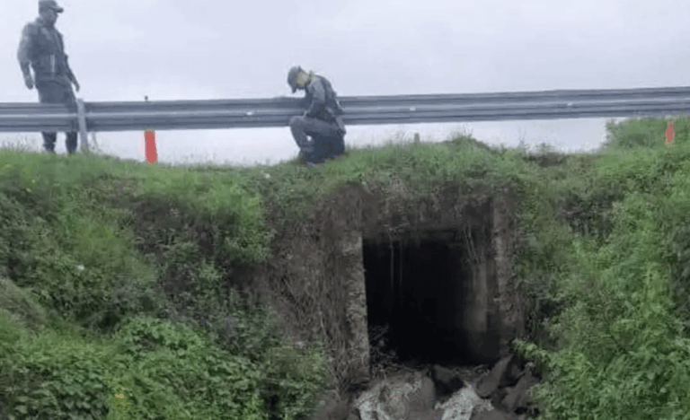 Corrientes: corte total en la Ruta 12 por un hundimiento en la zona de Itá Ibaté
