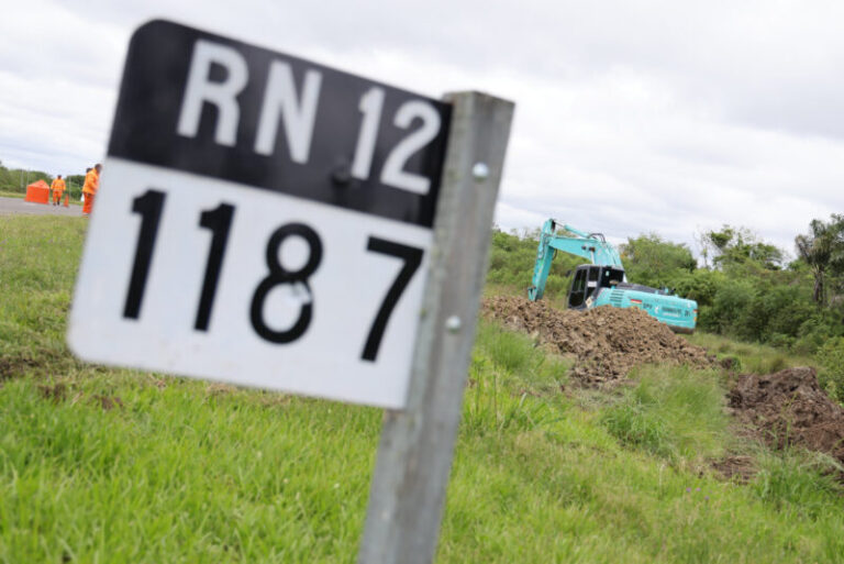 Socavón en la Ruta 12: Vialidad Provincial concluye los trabajos de reparación