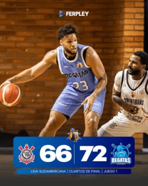 Regatas inició los cuartos de final con un valioso triunfo ante Corinthians