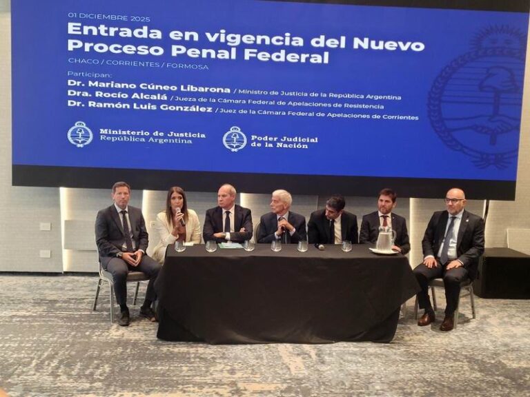 El Gobierno nacional impulsa la ampliación del sistema acusatorio