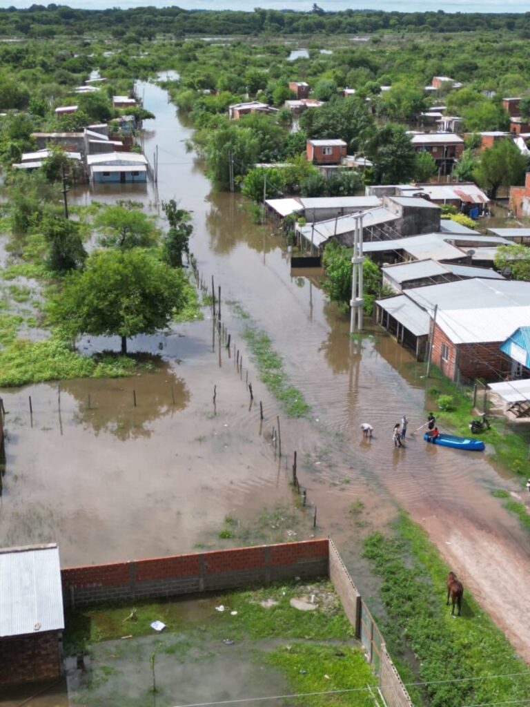 San Luis del Palmar: más de 70 familias alojadas en 9 centros de evacuación