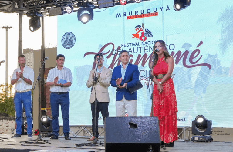 Se presentó el Festival Nacional del Auténtico Chamamé Tradicional de Mburucuyá