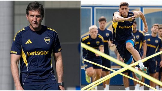 Claudio Úbeda rompió el molde en Boca: cambió de esquema y movió fichas en su primer once del año