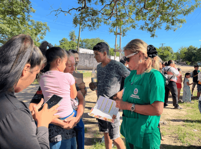 Salud Pública realizó un amplio operativo sanitario en el barrio Esperanza