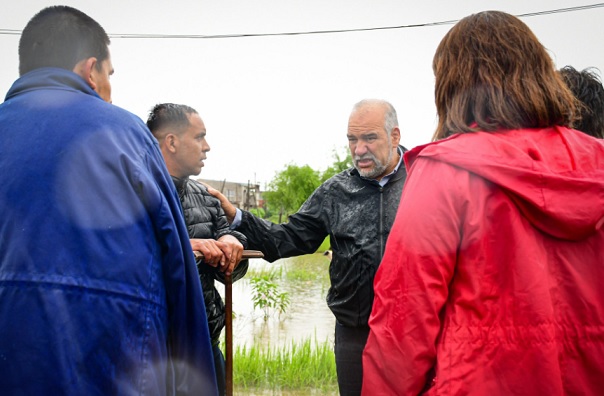 Polich destacó obras clave para mitigar inundaciones
