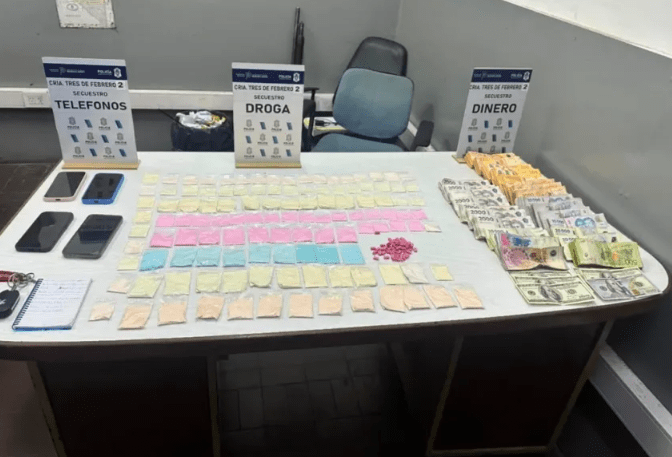 Las Damas de Rosa: desarticularon banda narco en un operativo