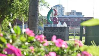 Vista panorámica de la ciudad de Corrientes junto al río Paraná