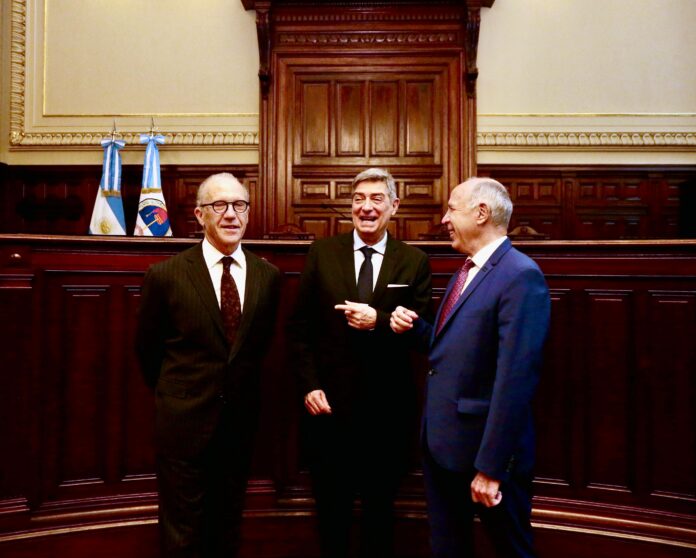 Fachada de la Corte Suprema de Justicia de la Nación en Buenos Aires