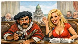 Estatuilla del premio Martín Fierro sobre un fondo neutro