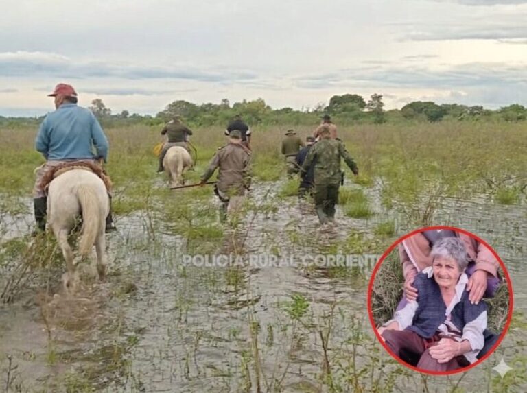 Operativo de búsqueda en zona rural de Goya, Corrientes
