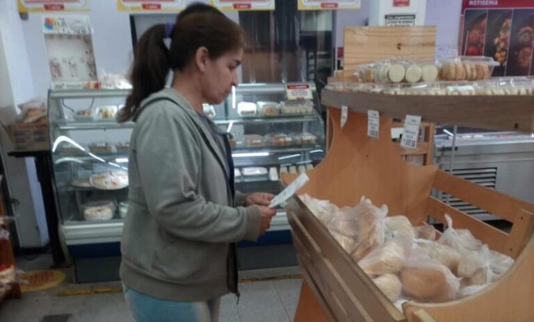 Gráfico con valores de la Canasta Básica Total y Alimentaria en Corrientes para marzo de 2026