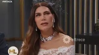 Flor de la V durante su participación en el programa de Mirtha Legrand.