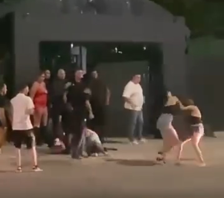 Zona de Avenida Alfonsín y calle Medrano en Corrientes, donde ocurrió la pelea.