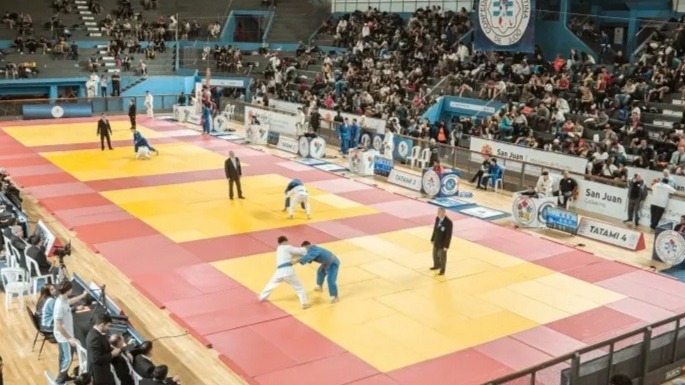 Florencia Magalí Pinchetti, yudoca correntina del Tatami Club, en el Campeonato Nacional Apertura de Judo en San Juan