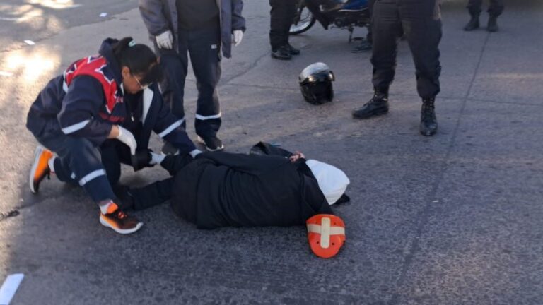 Intersección de avenidas Ferré y Artigas en Corrientes donde ocurrió el choque de motos